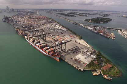 Terminal de contenedores del Puerto de Miami