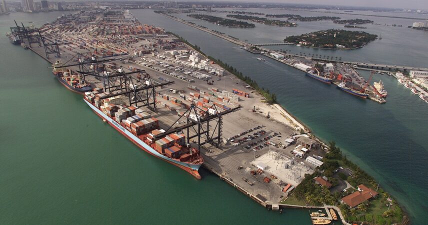 Terminal de contenedores del Puerto de Miami