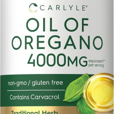 Carlyle Oregano Oil Supplement, 150 Softgel Capsules
