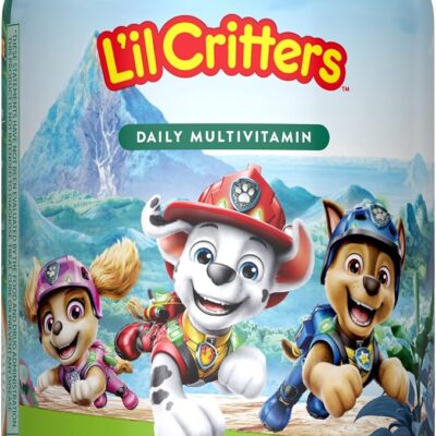 L'il Critters Paw Patrol Gomitas Multivitaminicas para Ninos, Frutas Mixtas, 60 Unidades